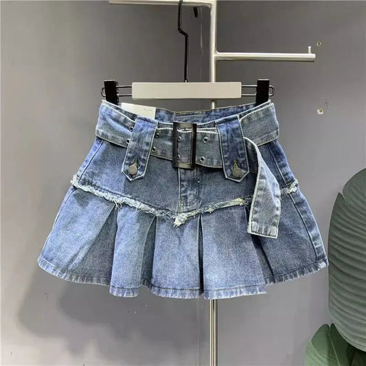 Jeans mini skirt