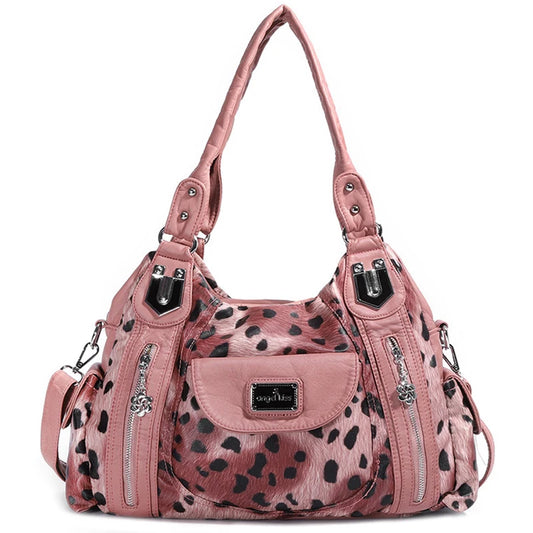 Leo print bag