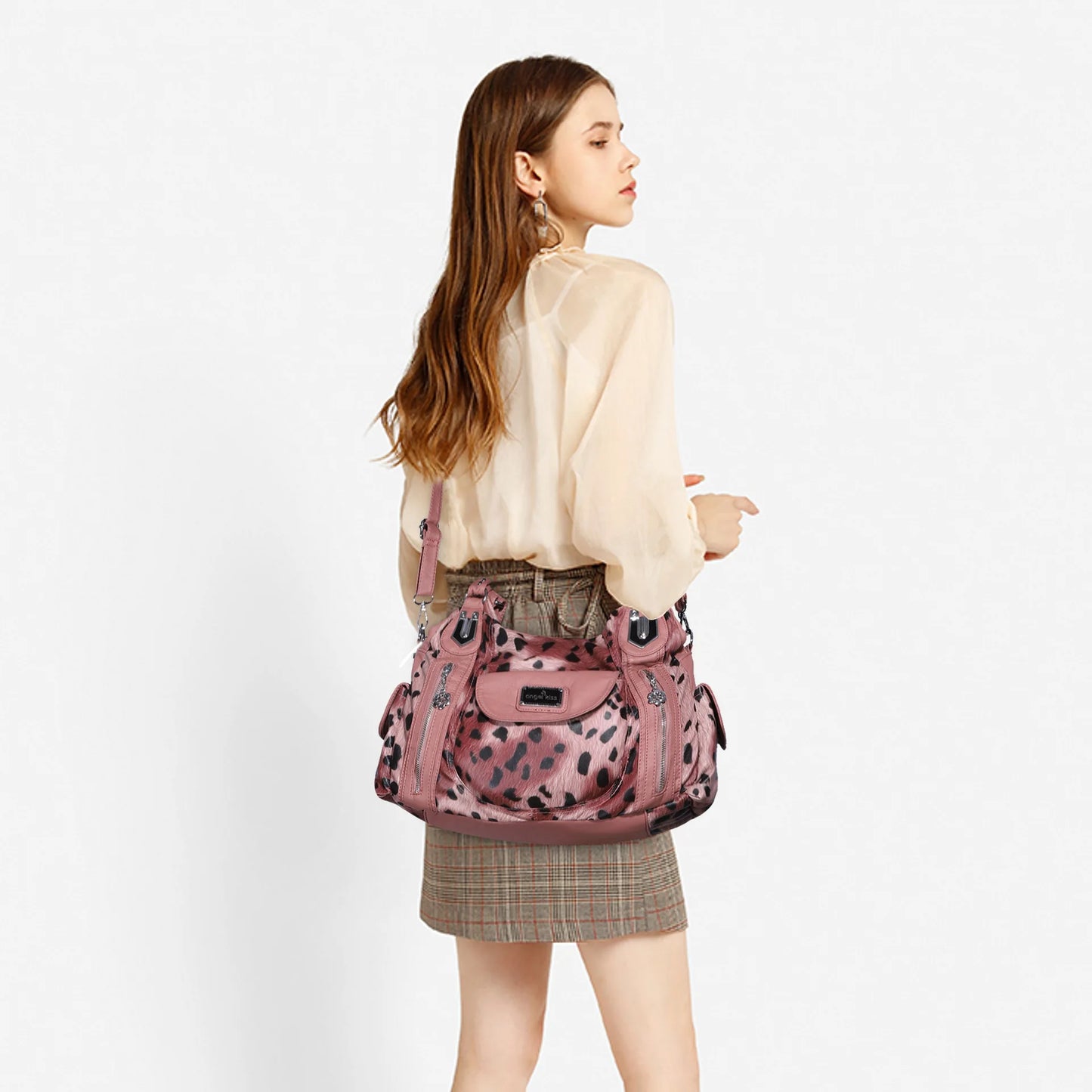 Leo print bag