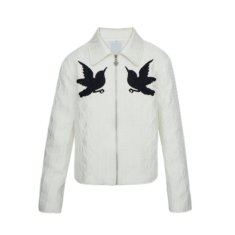 Birds Zip Pullover